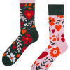 Calcetines alegres Amor floral