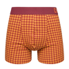 Bóxeres para hombre estampados en burdeos y amarillo