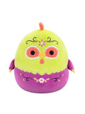 Squishmallows Amparo el Gallo Verde y Violeta Day of the Dead, 20 cm
