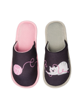 Pantuflas alegres Gato y pelota