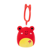 Llavero Squishmallows Obu la Rana Roja Tropical con Seta Bordada, 9 cm
