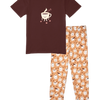 Pijama alegre para hombre Café soñoliento