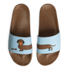 Chanclas alegres Perro salchicha largo