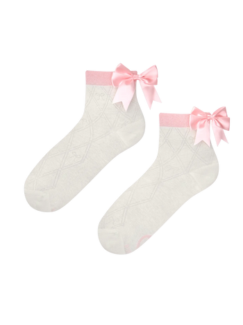 Calcetines Cutecore Lazo rosa