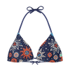 Top triangular alegre de bikini Oriente
