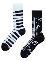 Calcetines alegres de bambú Música de piano