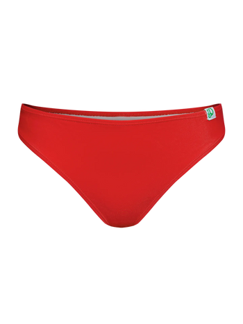 Bragas de bikini rojo