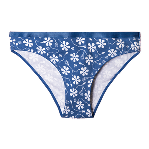 Bragas alegres para mujer Estampado azul