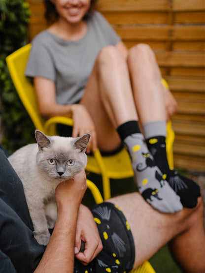 Calcetines alegres Ojos de gato