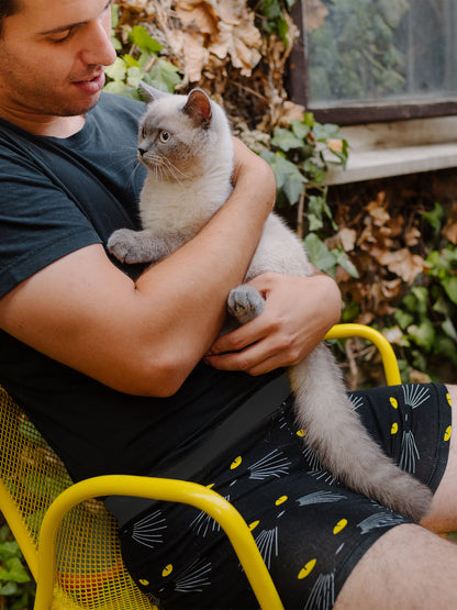 Bóxeres alegres para hombre Ojos de gato