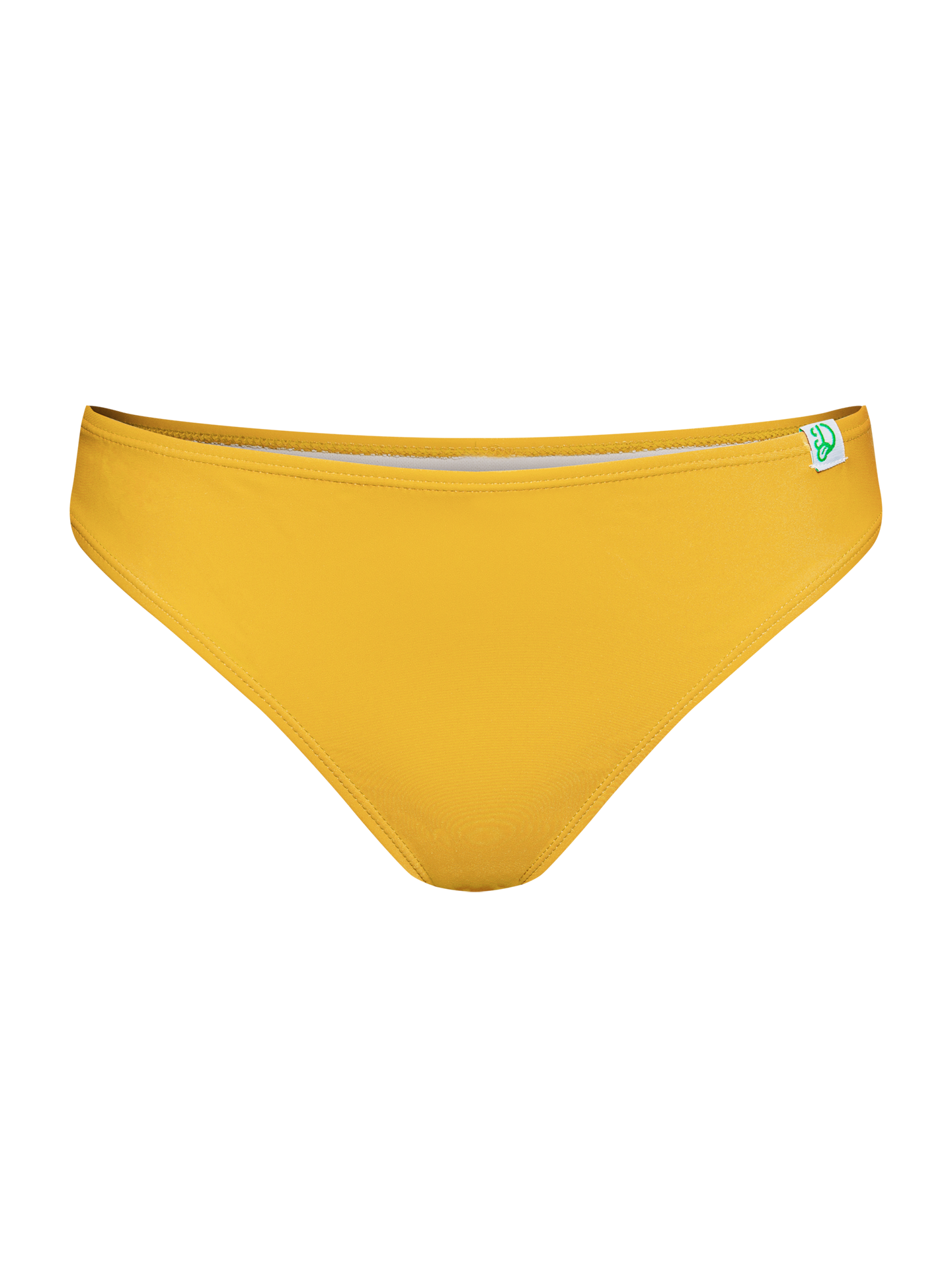 Bragas de bikini amarillo oro