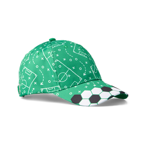 Gorra infantil alegre Campo de fútbol