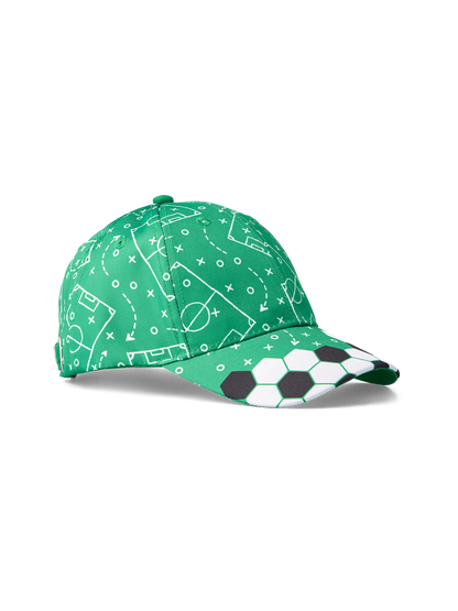 Gorra infantil alegre Campo de fútbol