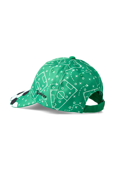 Gorra infantil alegre Campo de fútbol