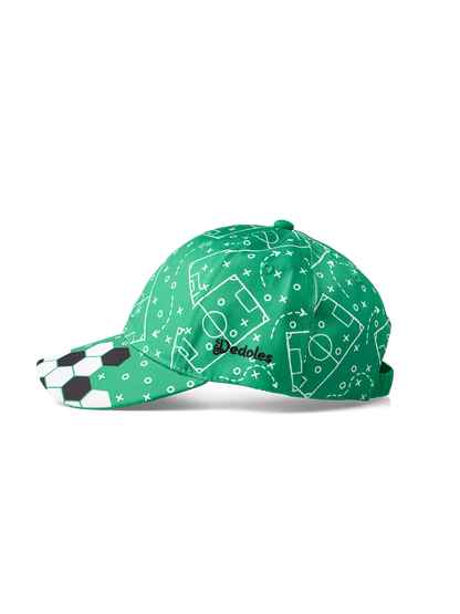 Gorra infantil alegre Campo de fútbol