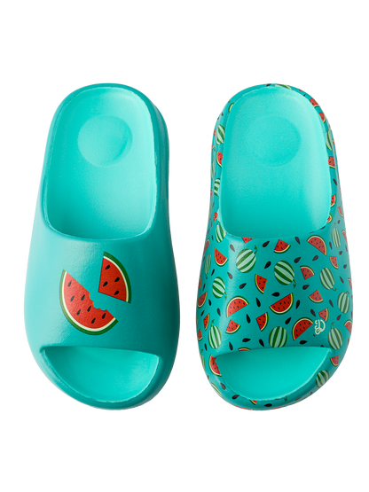 Sandalias infantiles alegres chunky Temporada de sandías