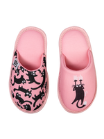 Pantuflas infantiles alegres Gatos rosas