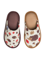 Pantuflas infantiles alegres Erizo del bosque