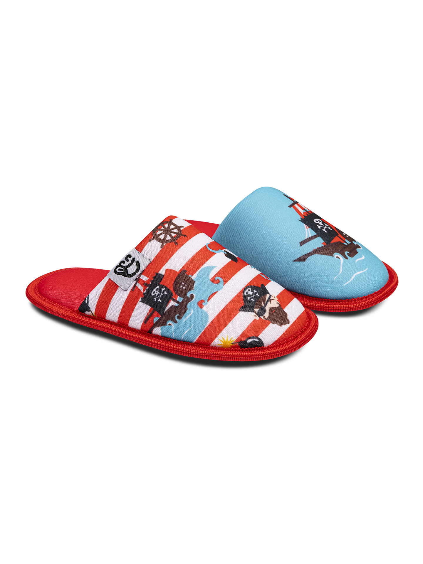 Pantuflas infantiles alegres Pirata