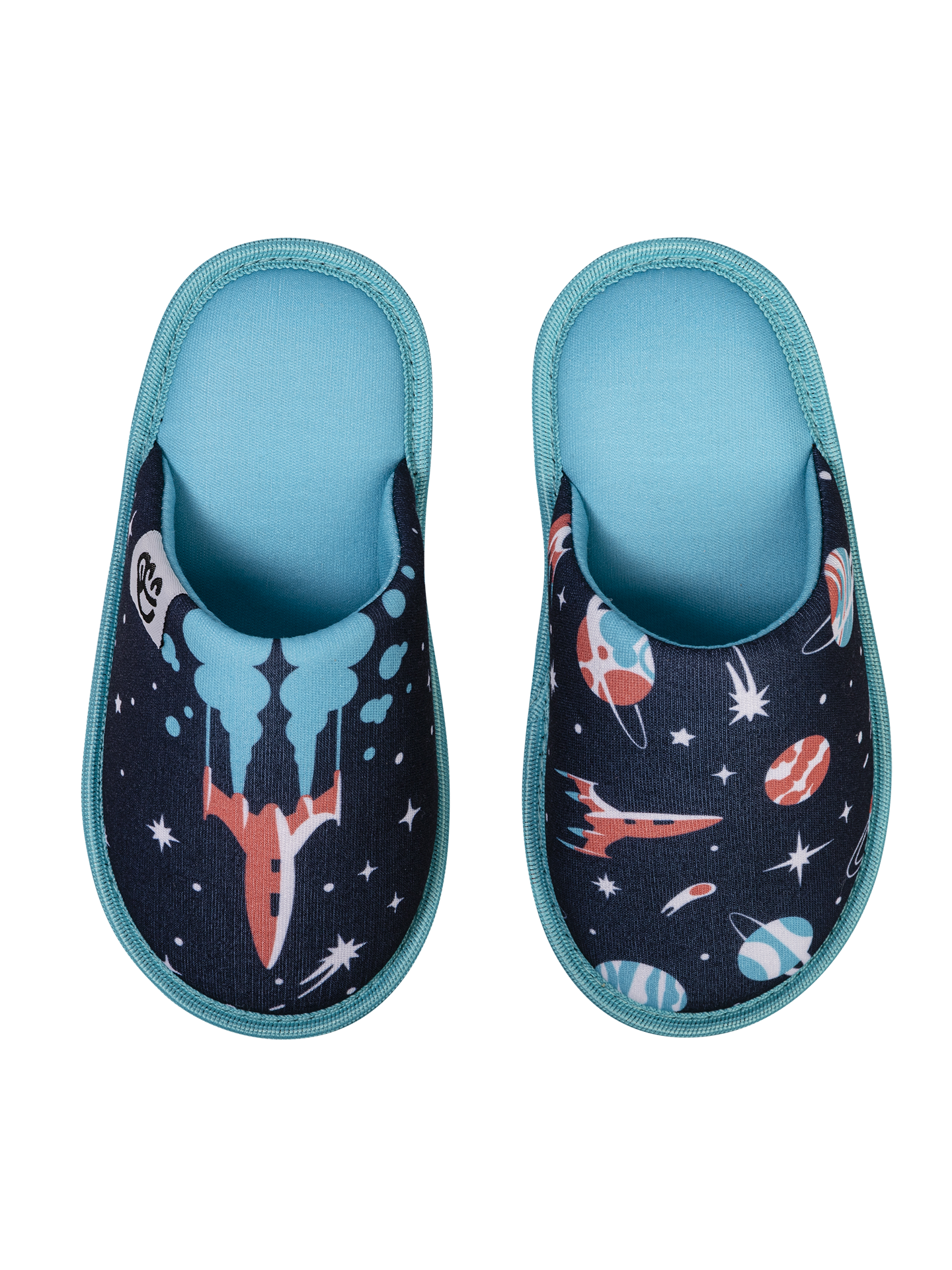 Pantuflas infantiles alegres Planetas