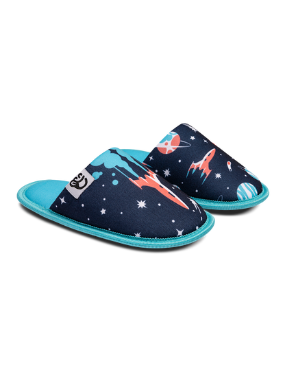 Pantuflas infantiles alegres Planetas