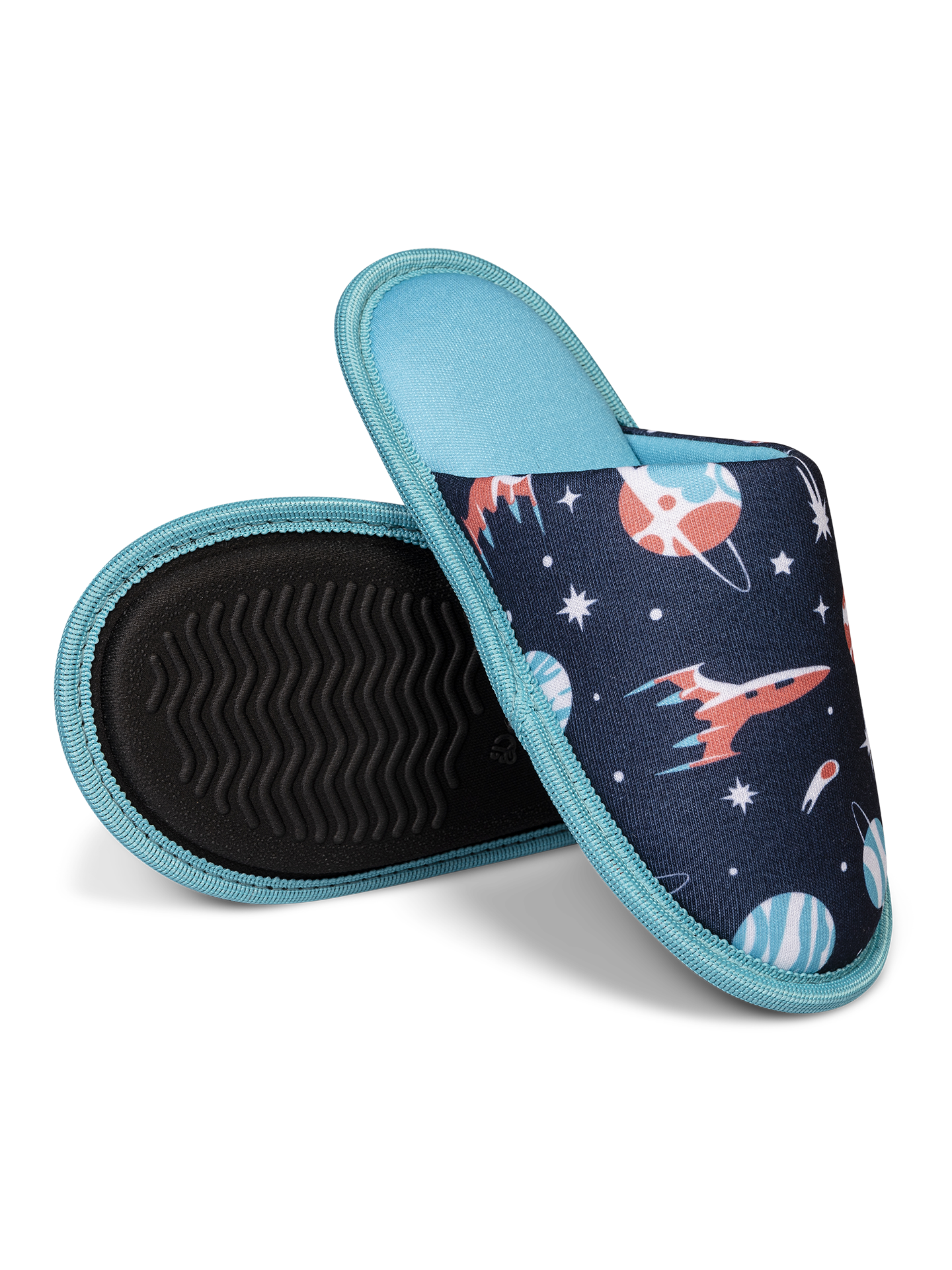 Pantuflas infantiles alegres Planetas