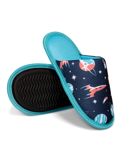 Pantuflas infantiles alegres Planetas