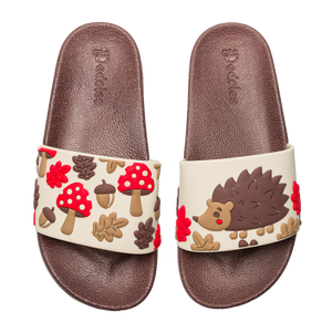 Chanclas infantiles alegres Erizo del bosque