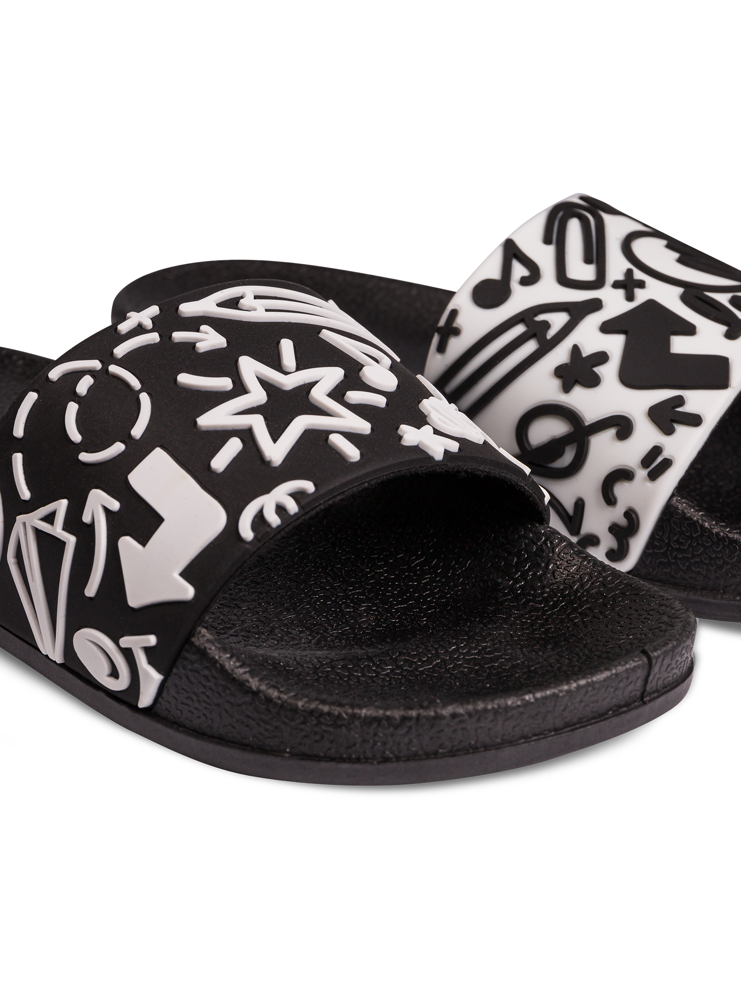 Chanclas infantiles alegres Garabatos