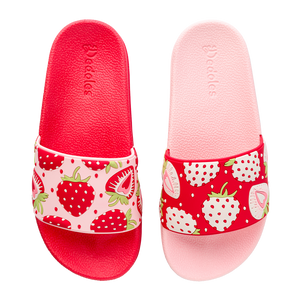 Chanclas infantiles alegres Fresas dulces