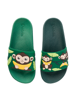 Chanclas infantiles alegres Mono en la jungla