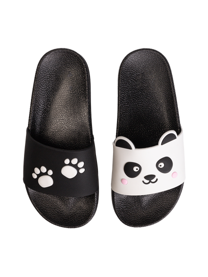 Chanclas infantiles alegres Pata de panda