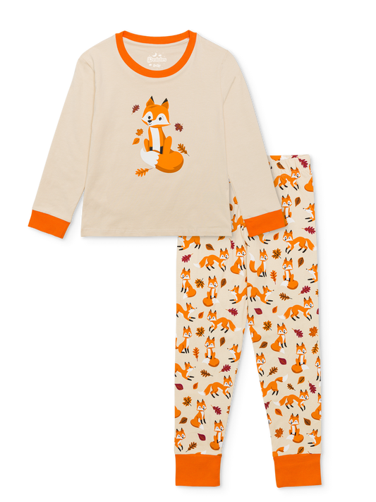 Pijama infantil alegre Zorro de otoño