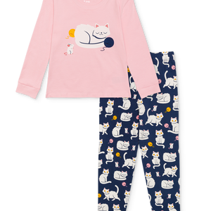 Pijama infantil alegre Gatito juguetón