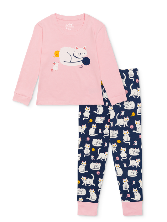 Pijama infantil alegre Gatito juguetón