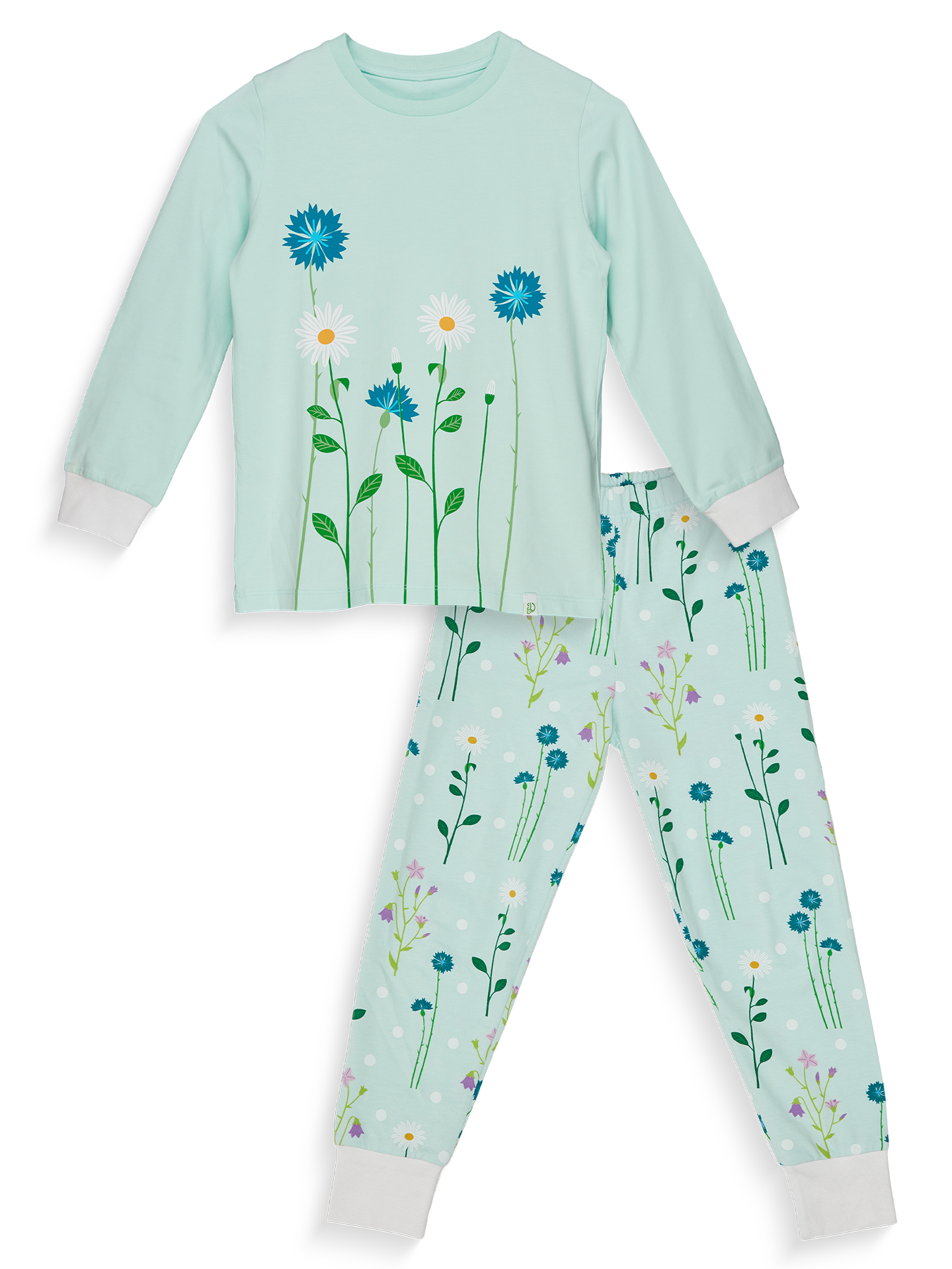 Pijama infantil alegre Flores en el prado