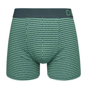 Bóxeres para hombre estampados en verde pastel