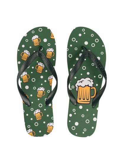 Chancletas alegres Cerveza y burbujas