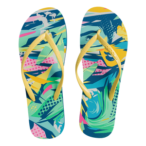 Chancletas alegres Pop Art