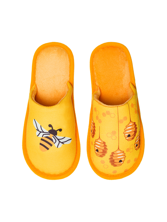 Pantuflas alegres Abejas ocupadas