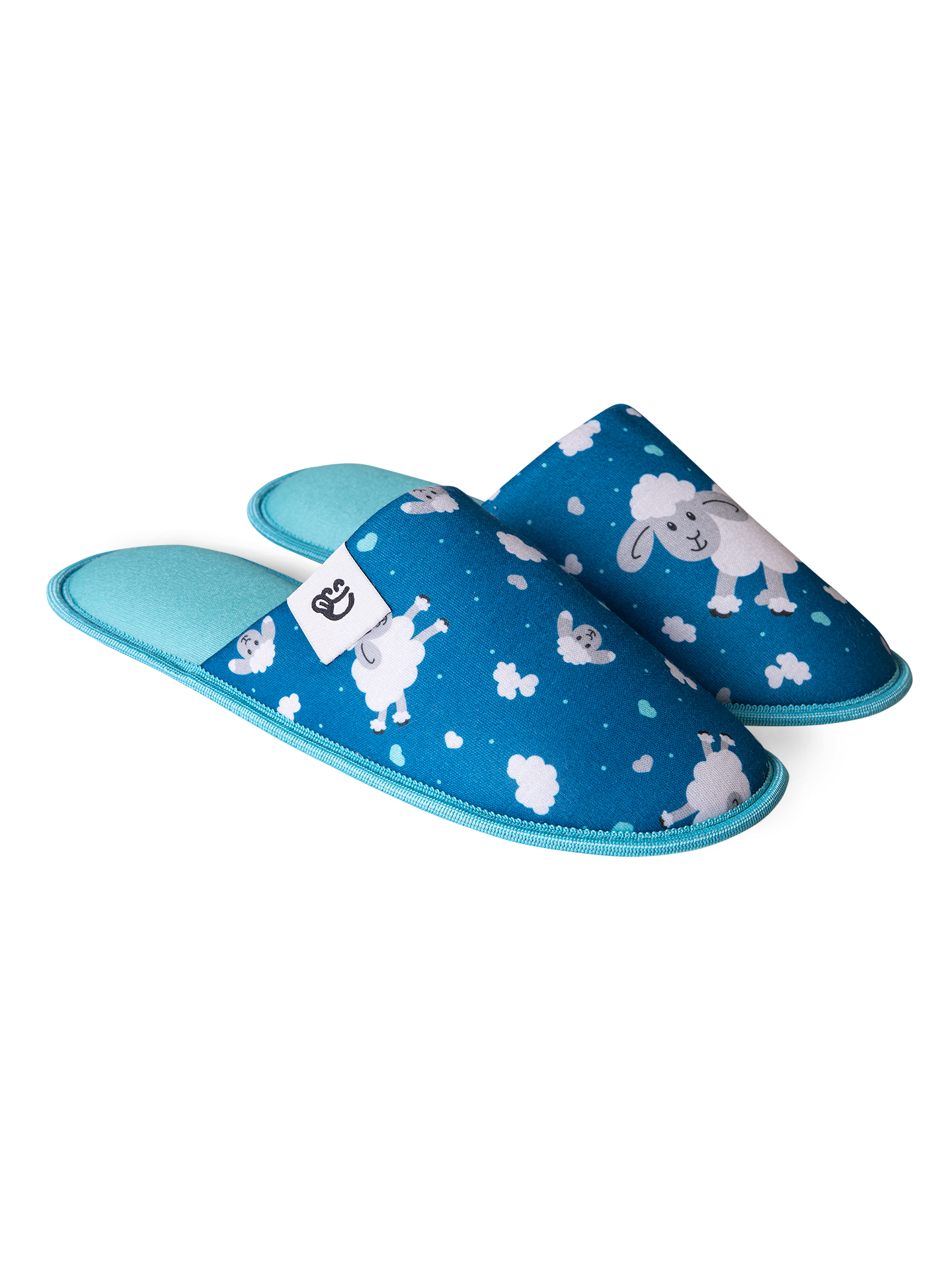 Pantuflas alegres Ovejas y nubes