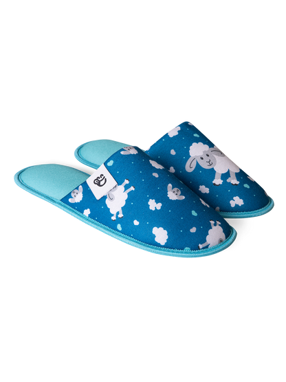 Pantuflas alegres Ovejas y nubes