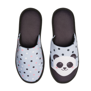 Pantuflas alegres Panda feliz