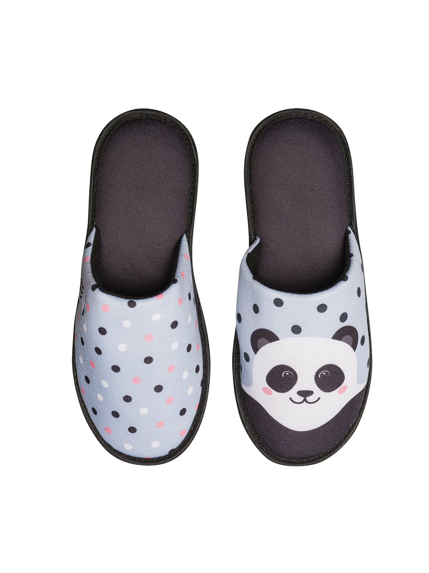 Pantuflas alegres Panda feliz