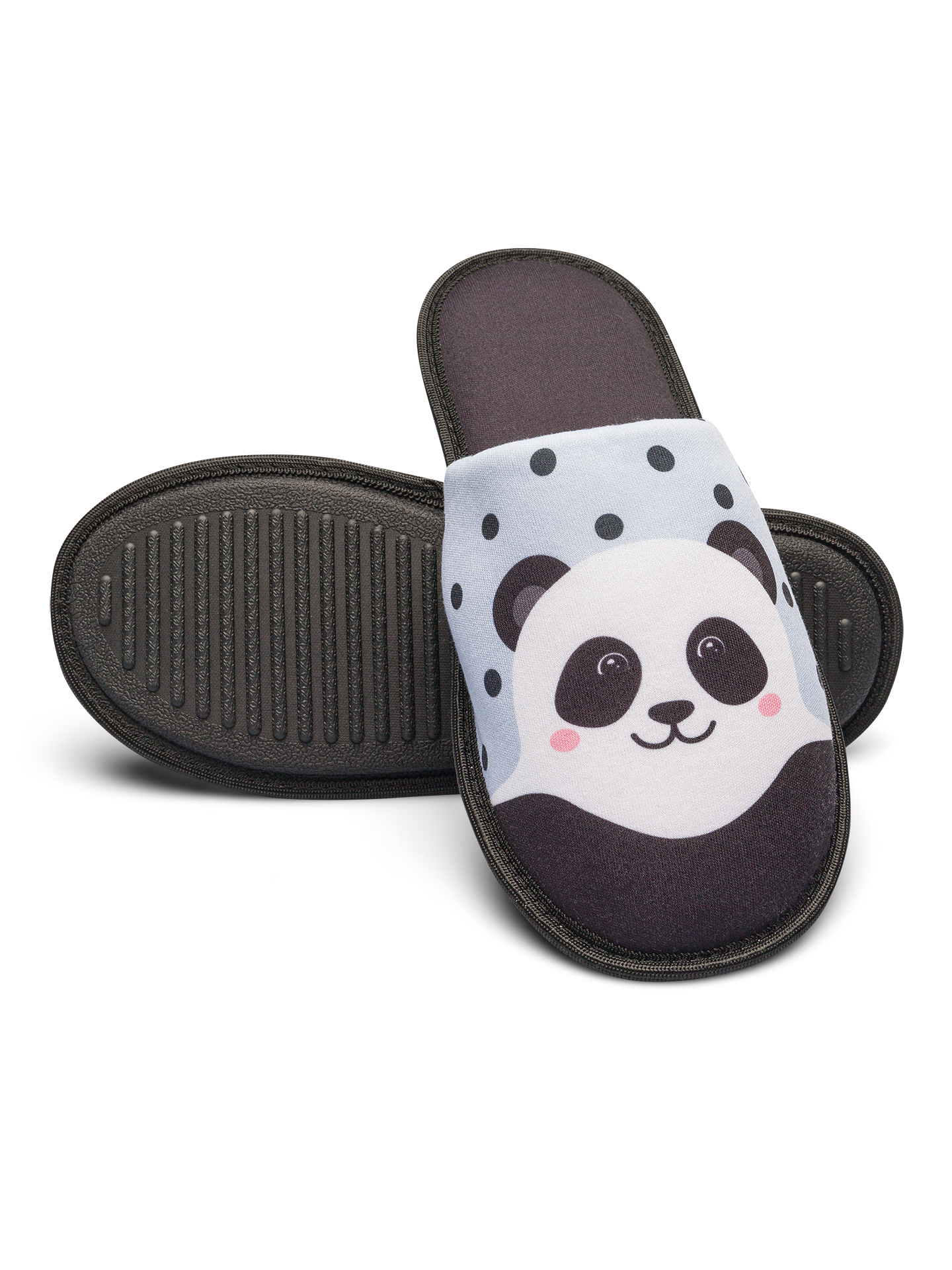 Pantuflas alegres Panda feliz