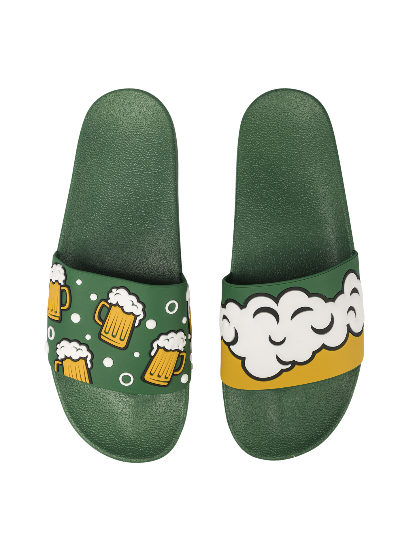 Chanclas alegres Cerveza y burbujas