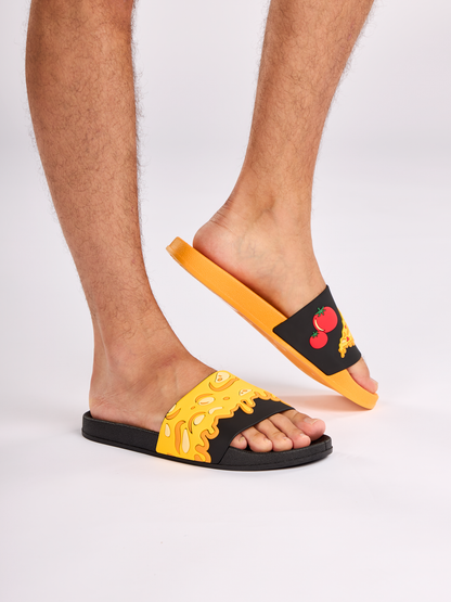 Chanclas alegres Pizza de queso