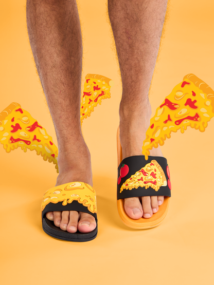 Chanclas alegres Pizza de queso