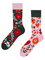 Calcetines alegres Amor floral