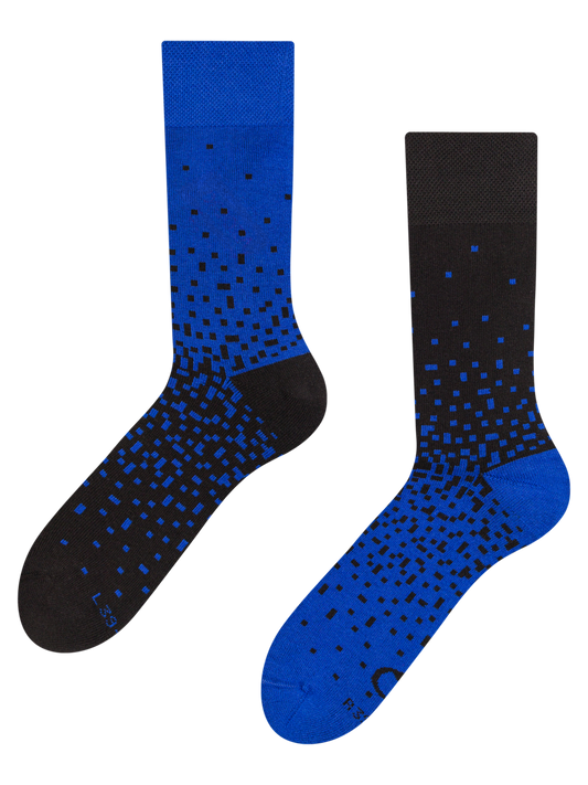 Calcetines de invierno Azul y negro